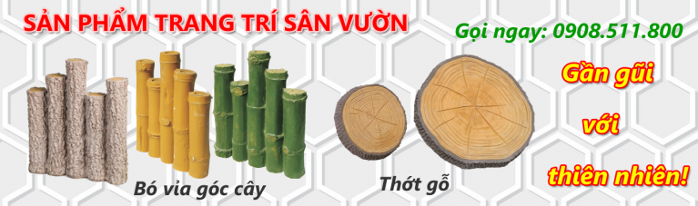 trang tri san vuon