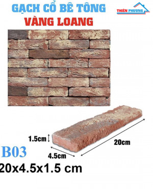 gạch cổ, gạch cổ óp tường, gạch cổ pháp, gạch cổ xi măng