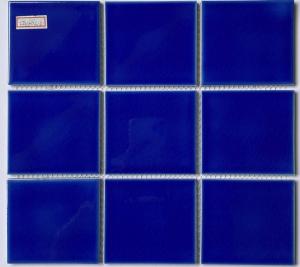 Gạch Mosaic Gốm Men Rạn 1 Lớp Xanh Dương