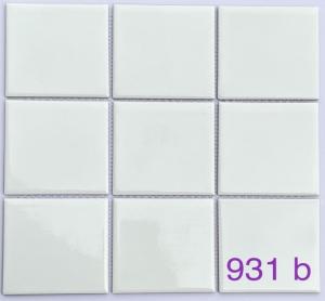 Gạch Mosaic 10x10 Men Bóng Màu Trắng