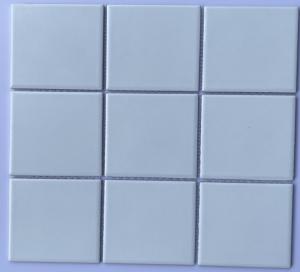 Gạch Mosaic 10x10 Men Mờ Màu Trắng