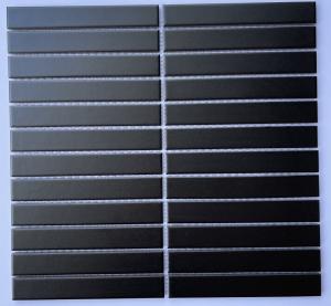 Gạch Mosaic Que Đũa 2208M Màu Đen