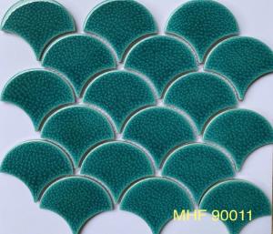 Gạch Mosaic Trang Trí, Gạch ốp bếp, Gạch Ốp Tường Mosac Vảy Cá