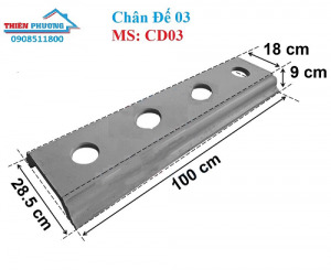 chân đế lục bình bê tông