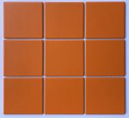 Gạch Mosaic 10x10 Men Mờ Màu Cam