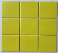 Gạch Mosaic 10x10 Men Mờ Màu Vàng