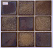 Gạch Mosaic 10x10 Men Rạn Màu Nâu