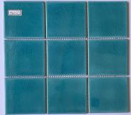 Gạch Mosaic Gốm Men Rạn 1 Lớp Màu Xanh