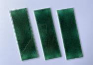 Gạch Thẻ Men Rạn Xanh Lá