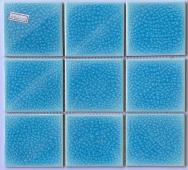 Mosaic 10x10 Men Rạn 2 Lớp Màu Xanh Ngọc